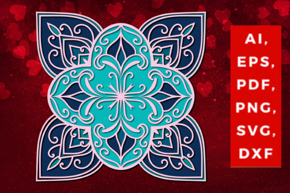 3D Multi-layered Mandala SVG Cut File: Creative Possibilities