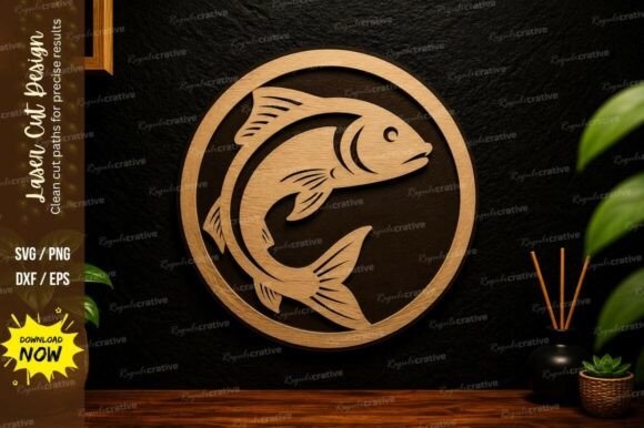 Fish Circle Ornament Laser Cut SVG – A Practical Guide for Seamless Integration into Creative Workflows