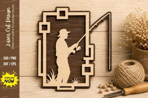 Fishing Angler Frame Laser Cut SVG Design – A Guide to Choosing and Using the Right Files
