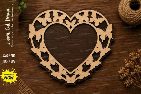 Floral Heart Vine Laser Cut SVG Design: A Strategic Tool for Creative and Commercial Projects