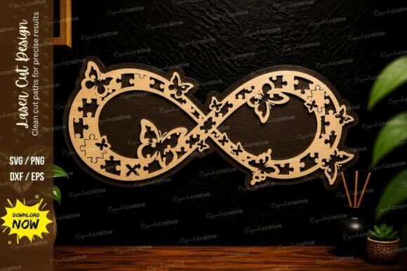 Infinity Butterfly Laser Cut SVG Design: A Premium Tool for Modern Creators and Businesses