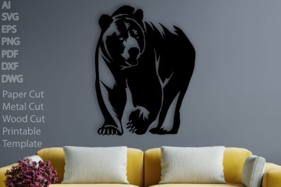 Laser Cut Bear Template SVG Multi Use – Creative Possibilities Unleashed