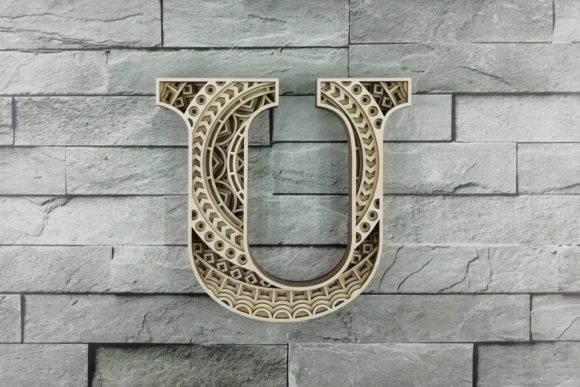 Layered Letter U, Layered Letters SVG: A Strategic Tool for Creative and Professional Projects