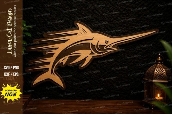 Marlin Fish Laser Cut SVG Design – A Premium Quality Guide for Flawless Results