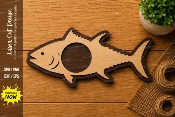 Minimal Fish SVG for Laser Cutting: A Design Essential