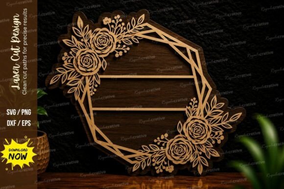 Rose Geometric Frame Laser Cut SVG and Premium Quality Laser Cutting Design File Set: A Complete Guide