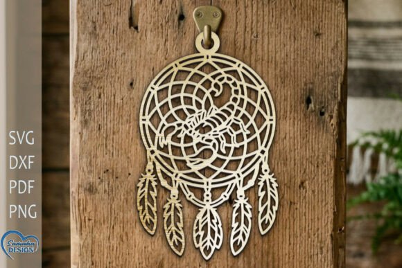 Scorpio Dream Catcher Laser Cut
