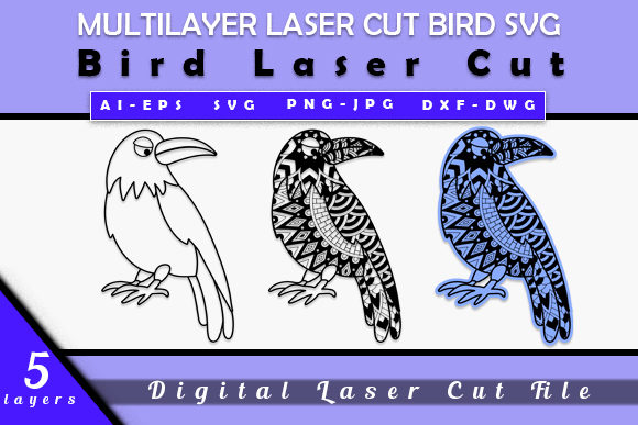 What Is Multilayer Laser Cut Bird SVG and How Can You Use It?